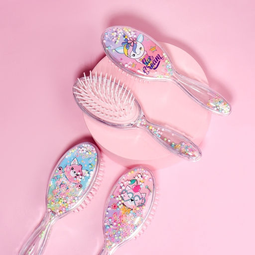 Расчёска - шейкер Ice cream, 5×18(±1) см, МИКС