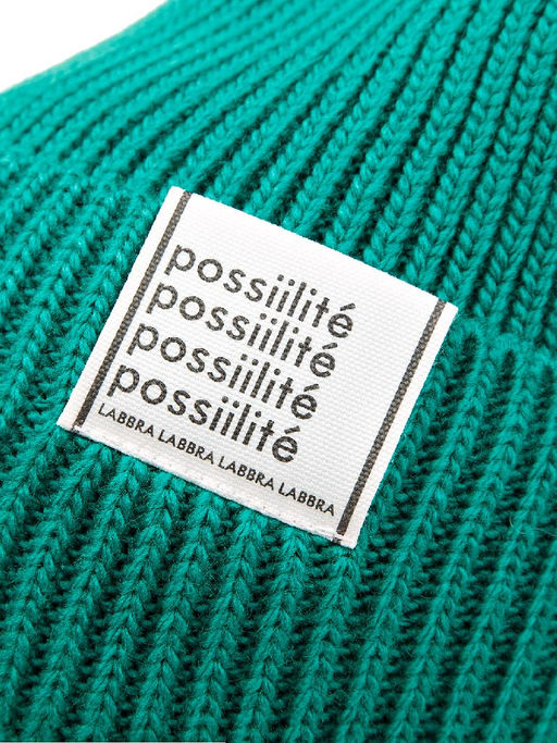 Шапка жен. шерсть+акр LB-BR55040 green - Labbra фото 3