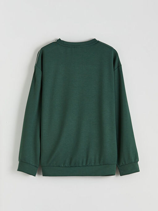 Bisiklet Yaka Erkek ?ocuk Sweatshirt