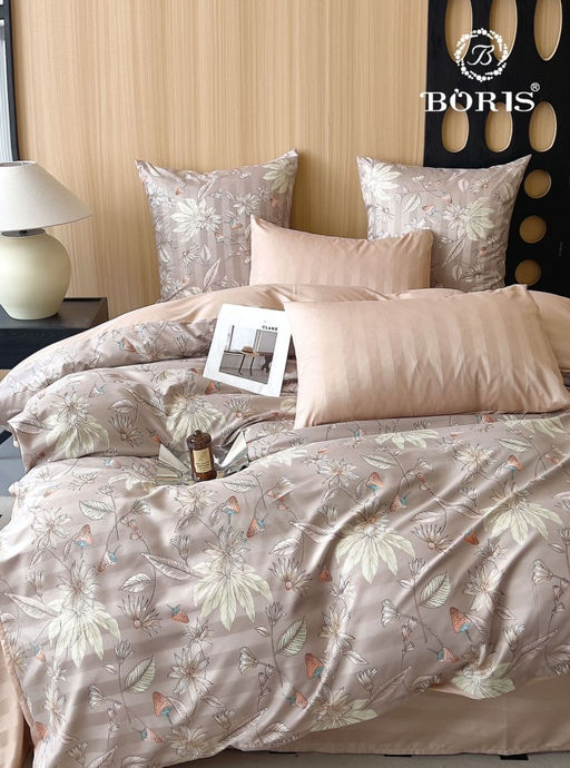 КПБ Boris Двусторонний Страйп-сатин BORDSS011 Евро