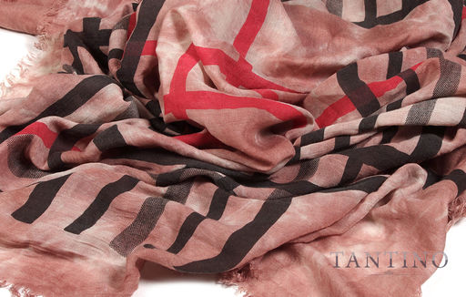 Большой, красивый платок из вареного хлопка - Tantino фото 4