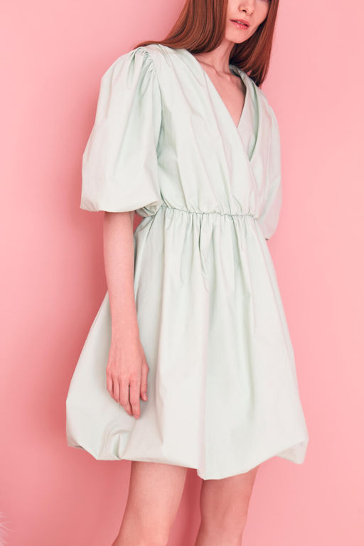 Светло-зеленое мини-платье - Incity фото 9