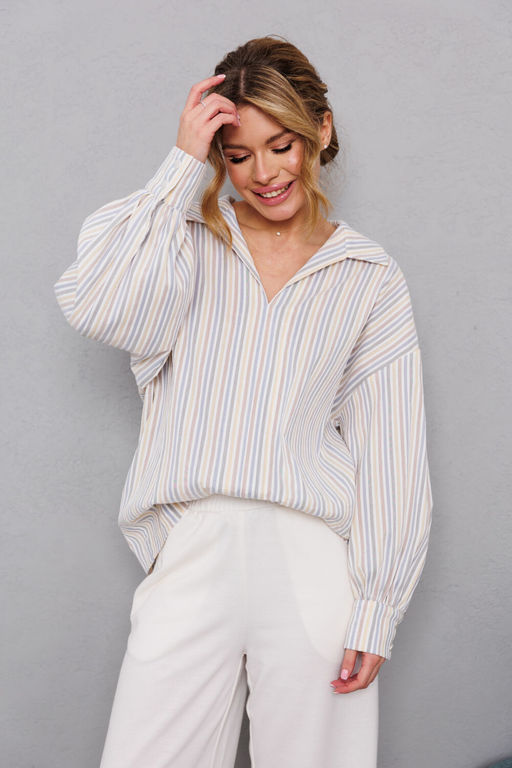 Брюки AMORI 5213 молочный  фото 2