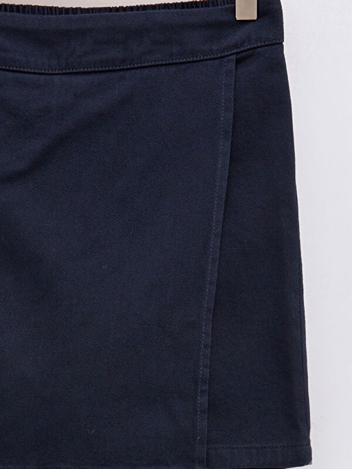 Beli Lastikli Basic Pamuklu K?z ?ocuk ?ort Etek