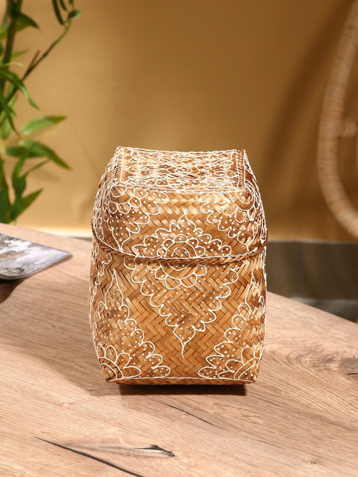 Корзинка плетёная «Марокко», 14×14×23 см