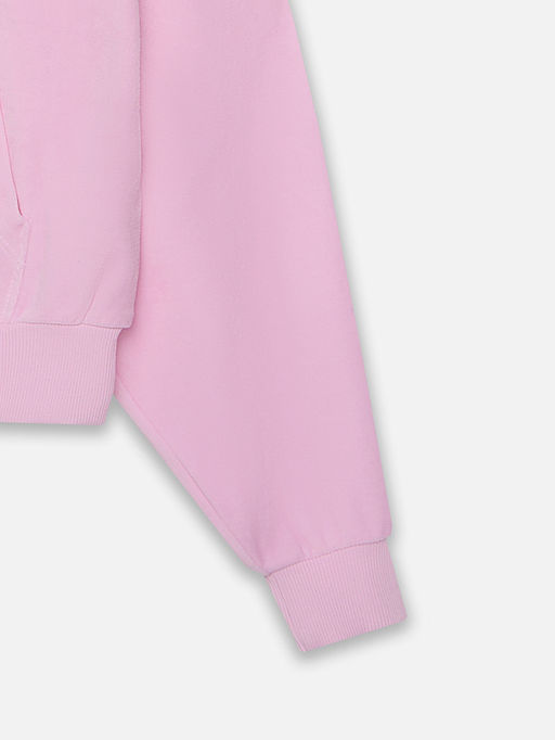 Толстовка женская розовая на молнии - Mark formelle фото 8