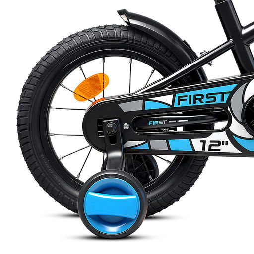 Велосипед 12" Rocket First, цвет черный