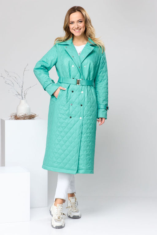 Плащ Romanovich Style 9-2209 бирюза  фото 7