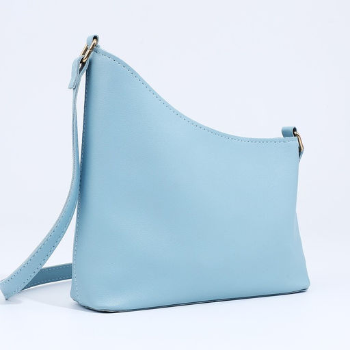 Сумка кросс-боди на молнии, цвет голубой - Simaland фото 8