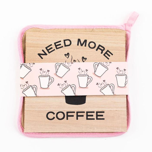 Набор кухонный Coffee прихватка, подставка под горячее - Доляна фото 7