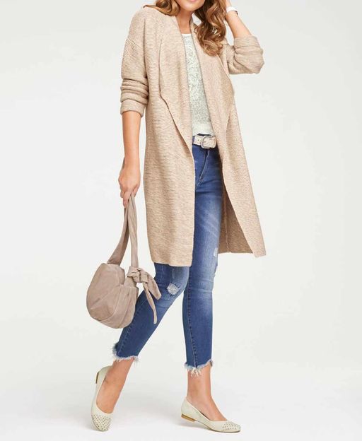 Замшевая сумка, песочная - Heine фото 5