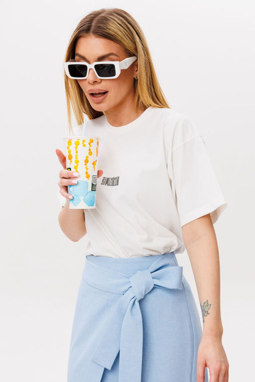 Юбка AmberA 1122 голубой фото 4