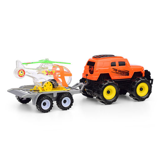 Машина "Джип с вертолетом" в пакете