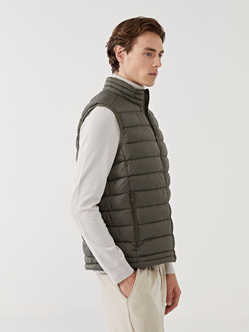 Standart Kal?p Dik Yaka Erkek ?i?me Yelek