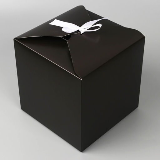 Коробка складная Черный, 18 х 18 х 18 см - Дарите счастье фото 2