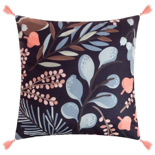 Наволочка декоративная с кисточками Этель Флора, 43х43 см  фото 3