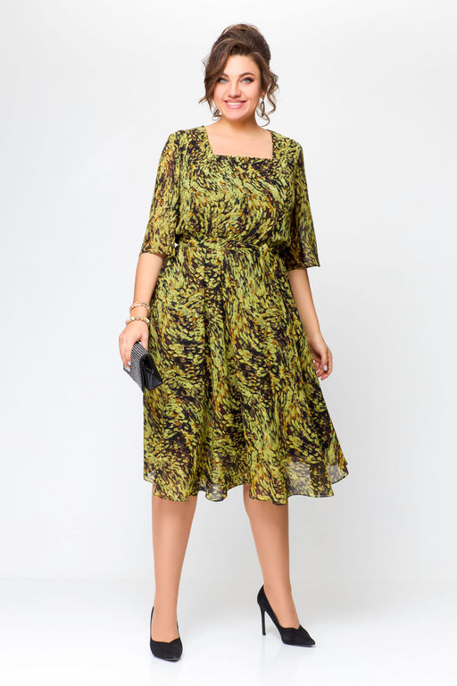 Блуза Swallow 803.2 черный+серебряный узор фото 1031