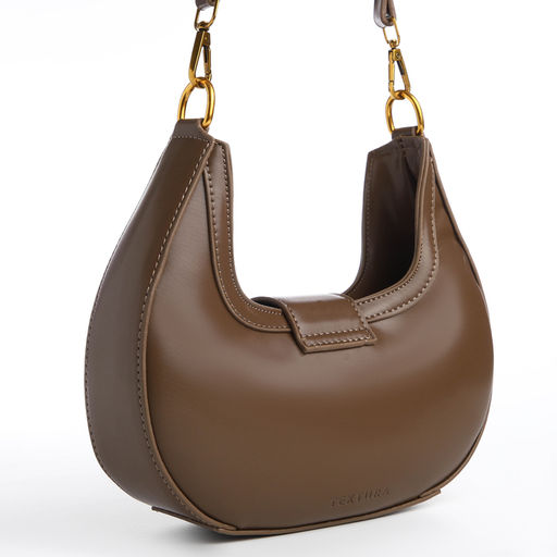 Сумка женская TEXTURA, маленький размер, цвет хаки  фото 3