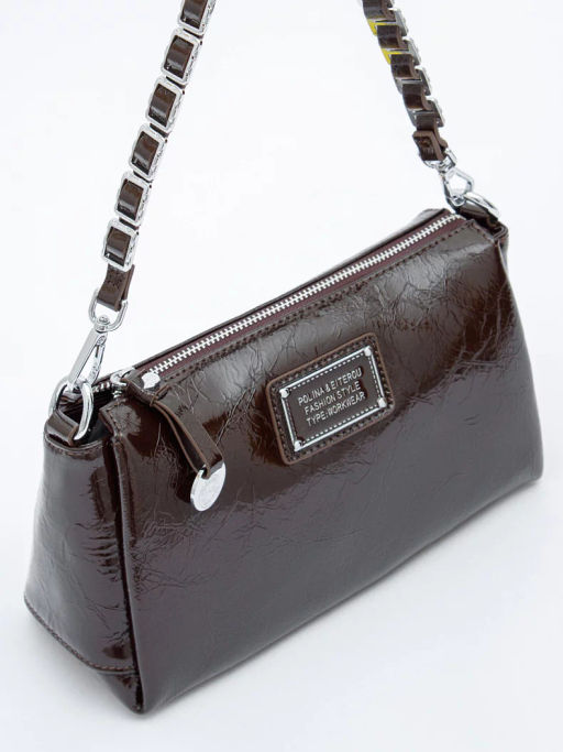 Сумка 0847CY coffee Polina&Eiterou