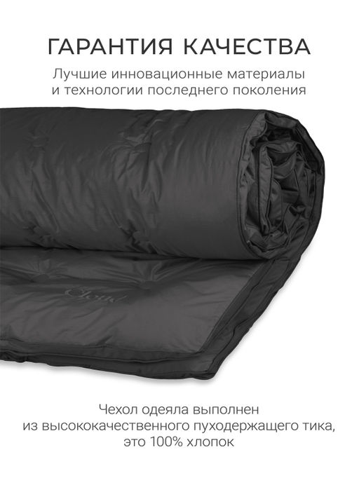 Одеяло Cloud Graphite 200х220 теплое 300г/м2 ЕС-5889 - Espera фото 5