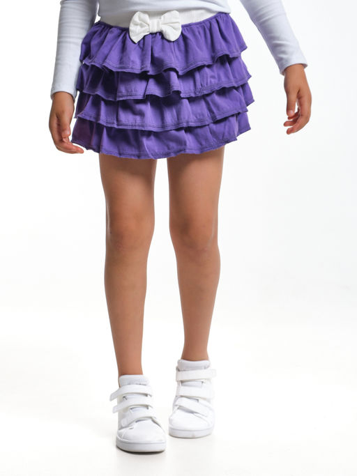 Юбка для девочки UD 0739 сиреневый - Mini maxi фото 3
