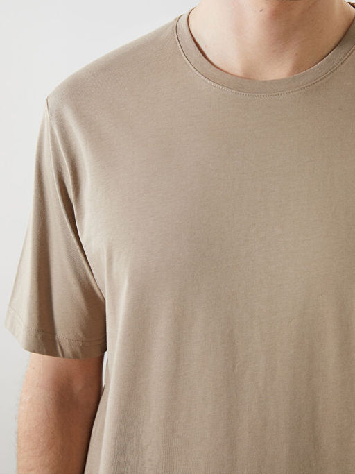 Bisiklet Yaka Penye Erkek Ti??rt