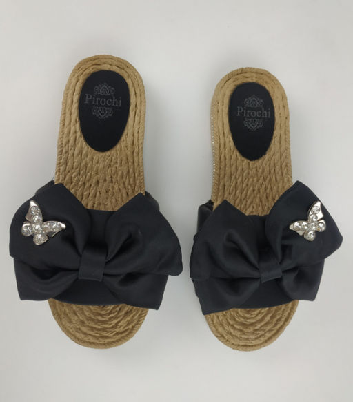 Эффектные шлепанцы с массажным эффектом в стиле ШАНЕЛЬ - Pirochi фото 4