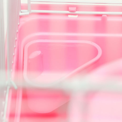 Клетка для грызунов Пижон с замком, 31 х 24 х 27 см, розовая  фото 7