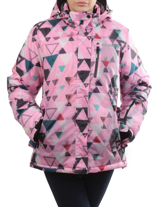 W1606-2 PINK Куртка горнолыжная женская ERUITOR (100 гр. холлофайбера)