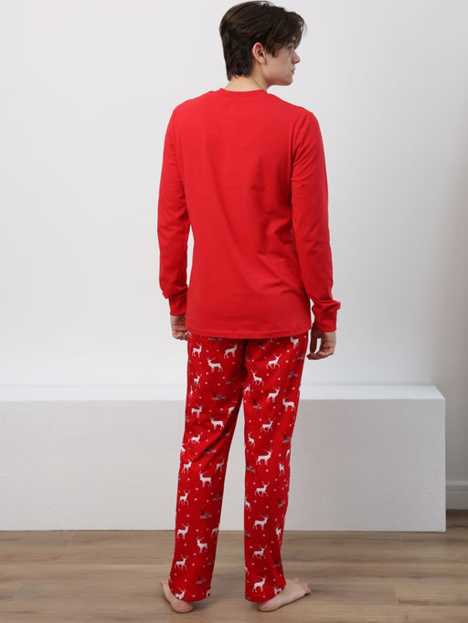 Комплект новогодняя пижама из 100% хлопка BINITA