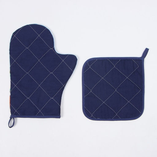 Набор кух. Этель Сказочный гость: прихватка 19х19 см, варежка-прихватка 20х28 см, 100% хл  фото 3