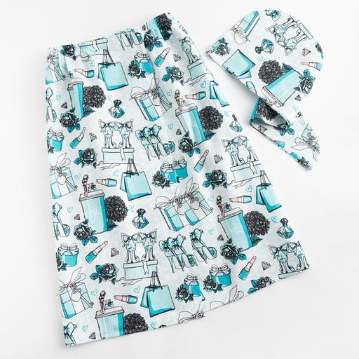 Набор для сауны Этель Mint mood парео 80*144 см + чалма, вафля 200г/м2, 100% хл  фото 7