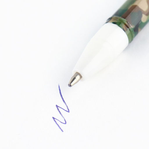 Цена за 10 шт. Ручка шариковая пластик шариковая, синяя паста, 0.5 мм Защитнику