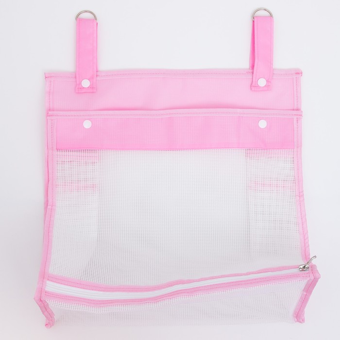 Сетка для хранения игрушек в ванной, цвет розовый - Крошка я фото 7