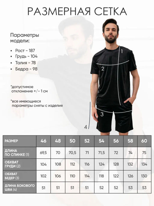 Комплект мужской Тигр Темно-синий - Modamica фото 22