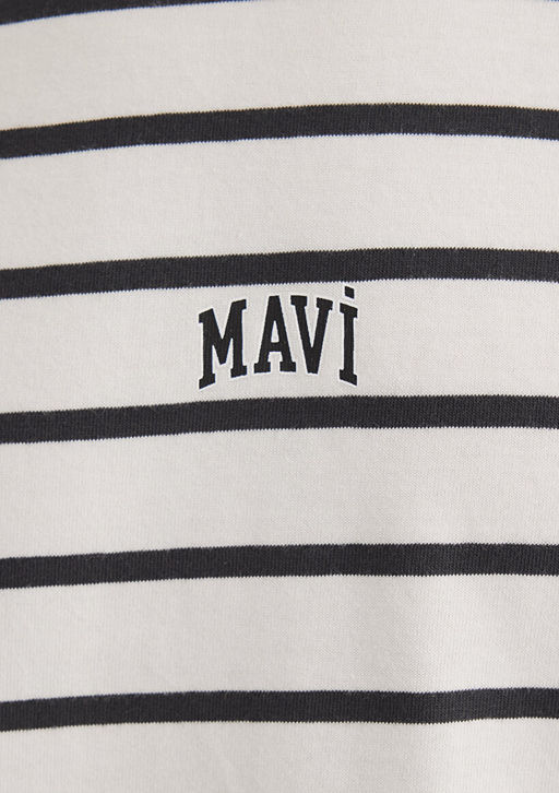 Mavi Logo Bask?l? Beyaz Tisort фото 6