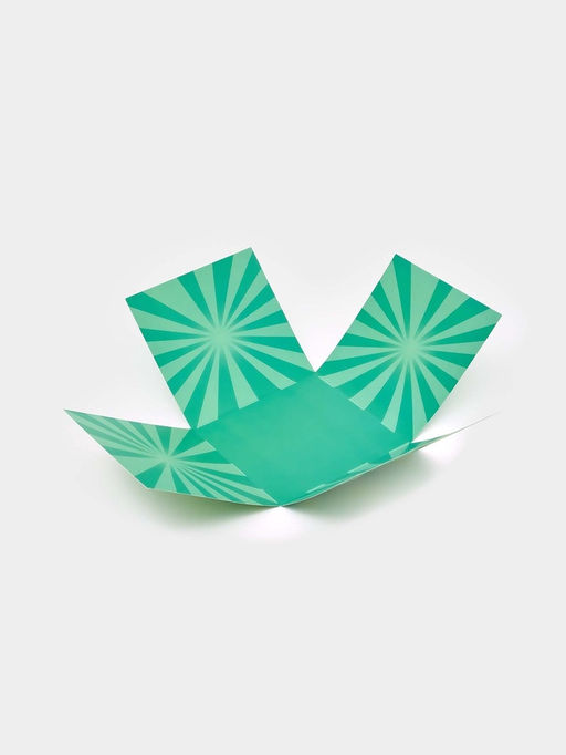 Бум-коробка подарочная с бабочками «Тебе подарочек», 12 × 12 × 12 см