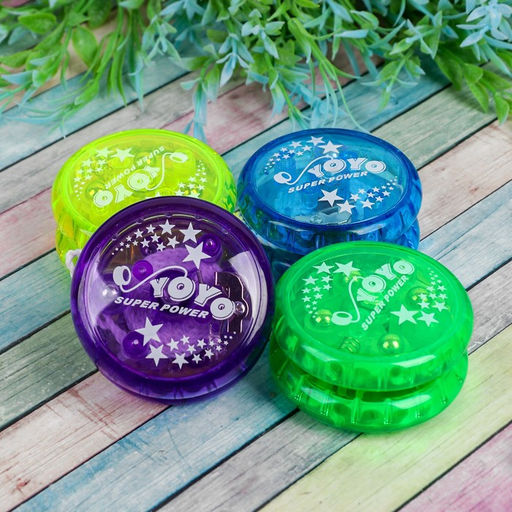 Цена за 12 шт. Йо-Йо Крутыш, световой, МИКС - Страна карнавалия фото 2