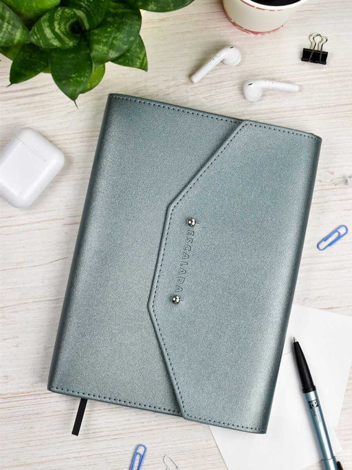 Ежедневник-органайзер недатированный ESCALADA, А5+, 120 л., арт. 63923/ 10 КРАСТ ЗЕЛЁНЫЙ  фото 18