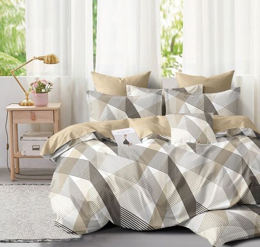 Постельное белье - Поплин Премиум 6242 Бумеранг Евро (молния) - Luteks фото 2