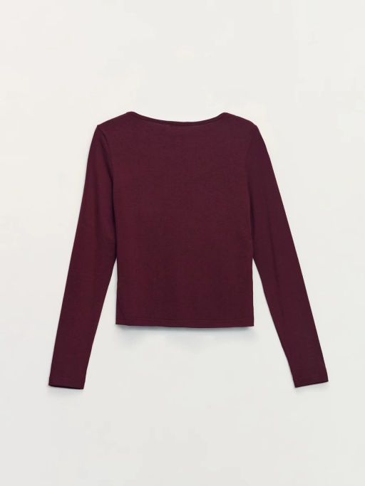 Лонгслив с декоративным узлом / Zarina фото 9