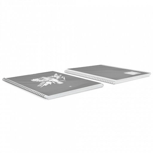 Цена за 4 шт. Тетрадь общая с пластиковой обложкой на спирали ErichKrause Blossom, Black and White, А5, 80 листов, клетка  фото 8