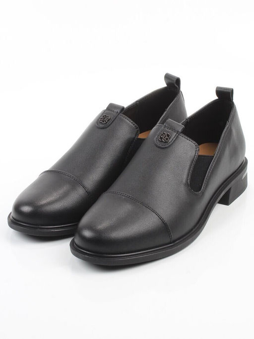 06-M47-17 BLACK Туфли женские (натуральная кожа)