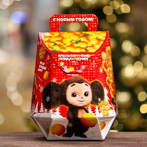 Подарочная коробка Чебурашка, Рюкзак большой , 22,5 х 14 х 27,5 см - Simaland фото 3