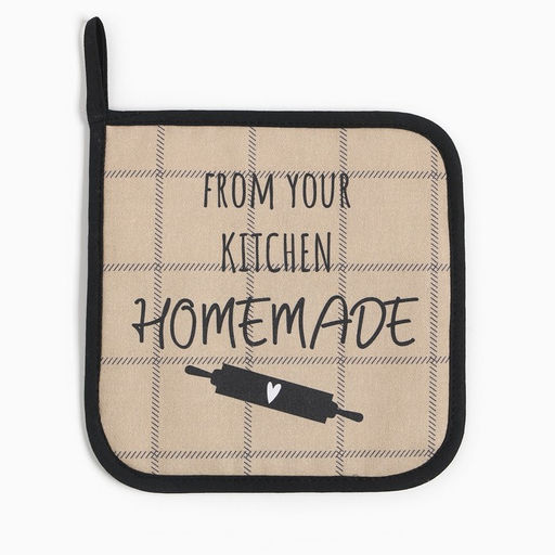 Набор кухонный Kitchen варежка-прихватка 20х28см, прихватка 19х19см,100% хл - Этель фото 4