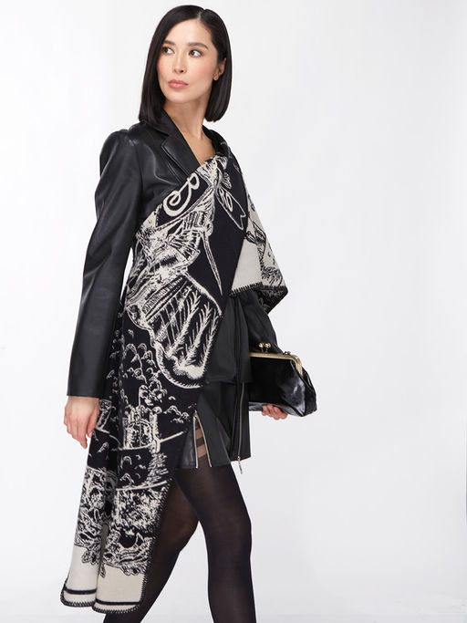 в составе ШЕСТЬ и КАШЕМИР Большой, мягкий, теплый однотонный двусторонний палантин - Tantino фото 16