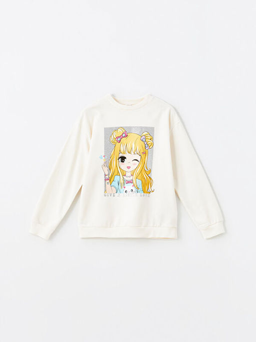 Bisiklet Yaka K?z ?ocuk Sweatshirt 2li - Waikiki фото 2