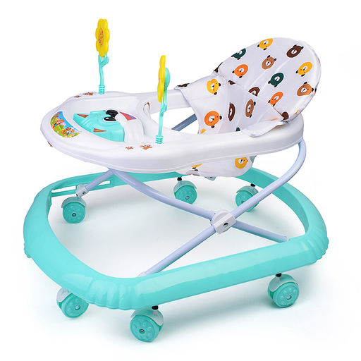 Ходунки "Цветочки" (цвет белый/мятный)