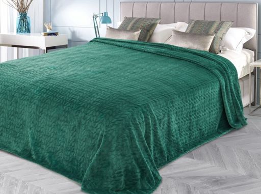 АРТ 005 Покрывало- плед стриженый 150*210 "Изумруд"