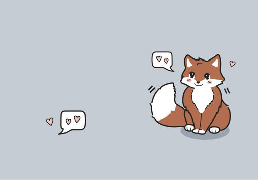 Обложка для паспорта Аниме Fox love, плотность 560 мкм